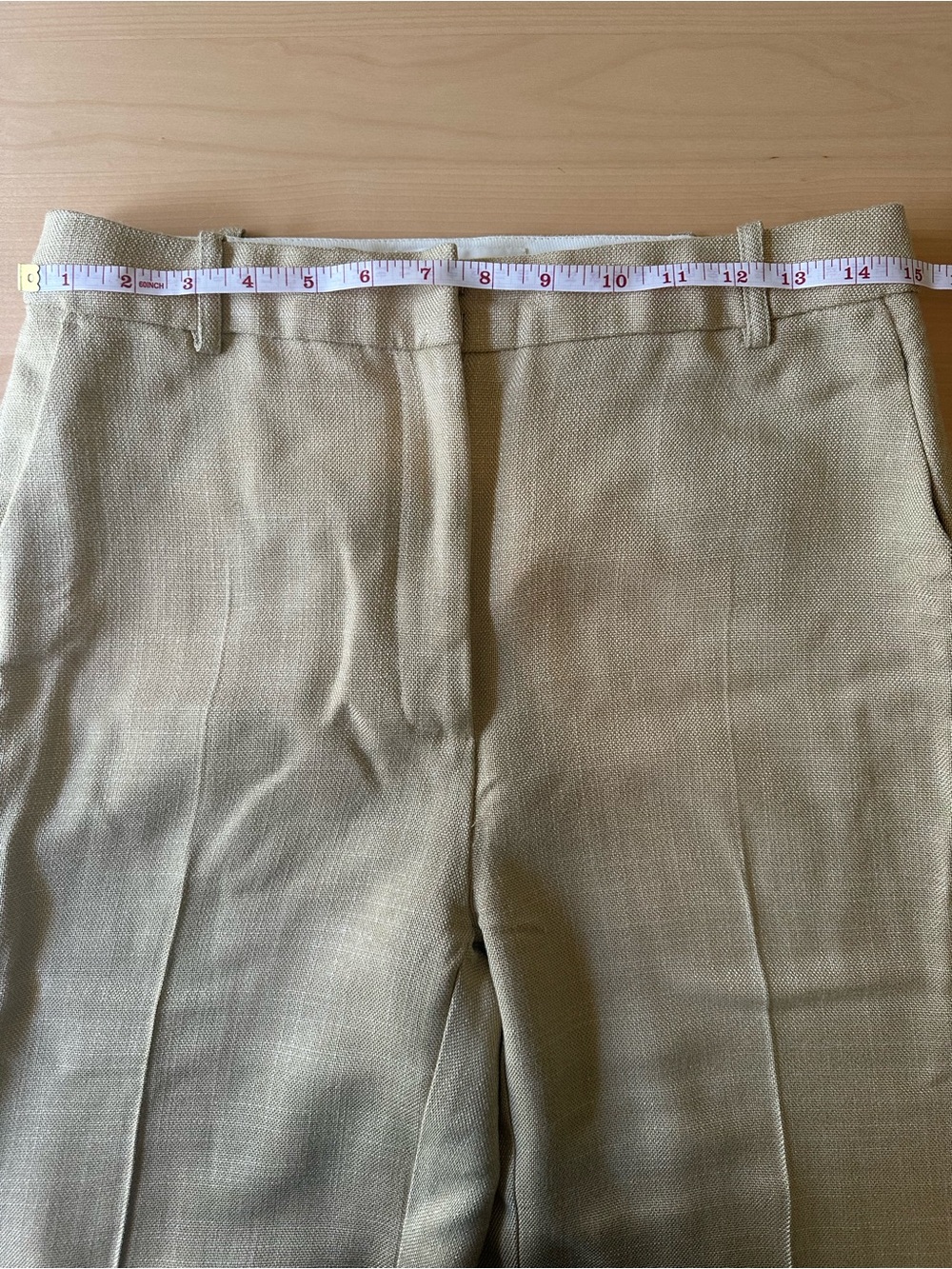 Sezane Giovanni Wide-Leg Cream Trousers 38 - Picture 5 of 5